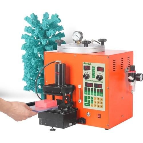 Hot Sale Wax Machine Digital IW6 Vacuum Wax Injector with auto clamp for jewelry design making wax mold