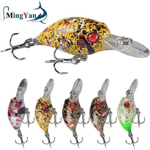 1PCS 4.5cm 3g Crankbait Fishing Lure Quality Minnow Lure 3D Eyes Plastic Hard Bait Pesca Artificial Jig Wobblers Fishing Bait
