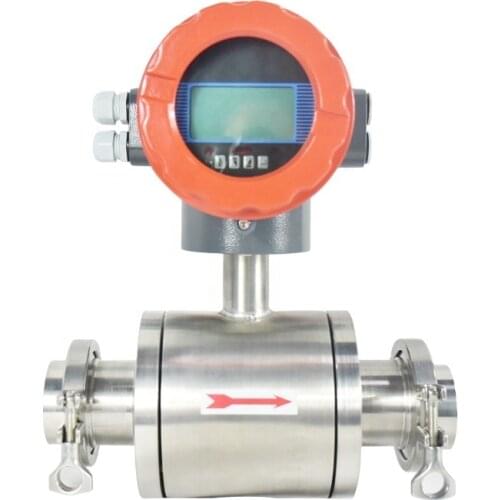 3 inch flow meter sensor 220vac magnetic flow meter beverage flow meter liquid flow meter