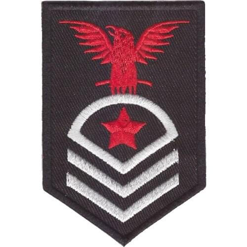 Aonepatch army navy military insignia rank war with eagle embroidery applique iron on patches for Clothing