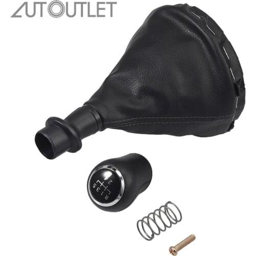 AUTOUTLET 1 pcs new for Shift boot Shift knob with frame 5 speed for V W Transporter T5 172371029612