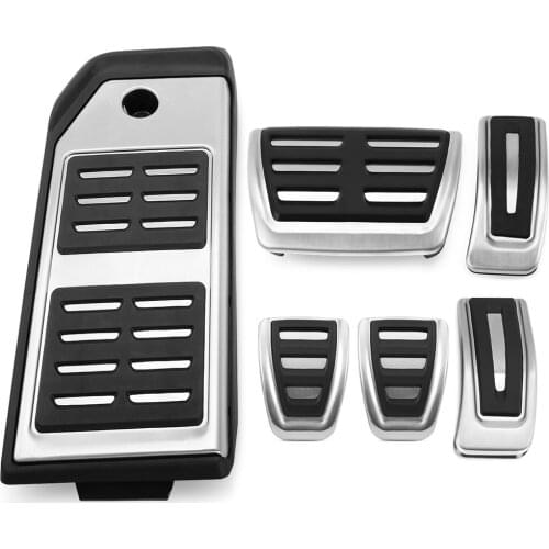 Car Accessories Fuel Accelerator Brake footrest Pedals Plate For Audi Q7 SQ7 Q8 (2016-2019 ) For Porsche Cayenne 2018-2020