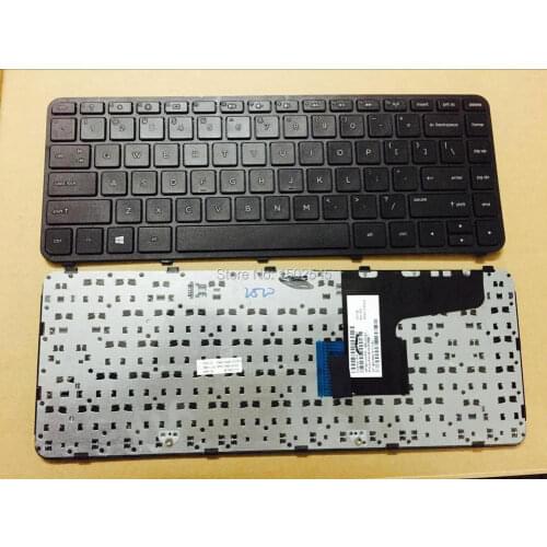 Free shipping genuine original laptop keyboard for HP 248 G1 340 G1 345 G1 US small carriage with a border 746019-001