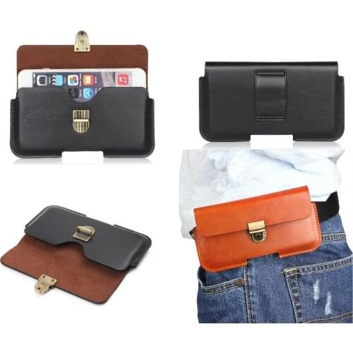 PU Leather Belt Clip Pouch Cover Case For UMIDIGI A5 PRO F1 Play Power S3 A3 One Max Z2 Pro Oukitel K10000 K6000 U10 K12 C16 C15