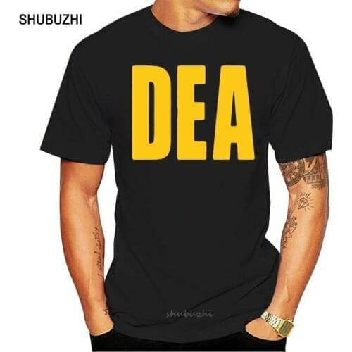 Shubuzhi DEA Drug Enforcement Agency Movie TV Inspired Drugs Blue T-Shirt