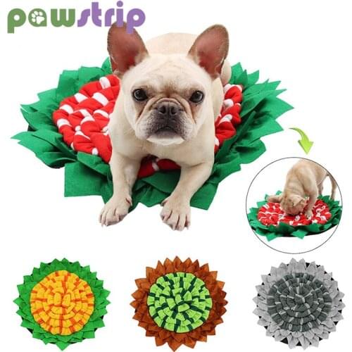 Dog Snuffle Mat Washable Pet Sniffing Pad Pet Puzzle Toy Puppy Nose Training Play Mats Interactive Dogs Toy Pet Leak Food Feeder