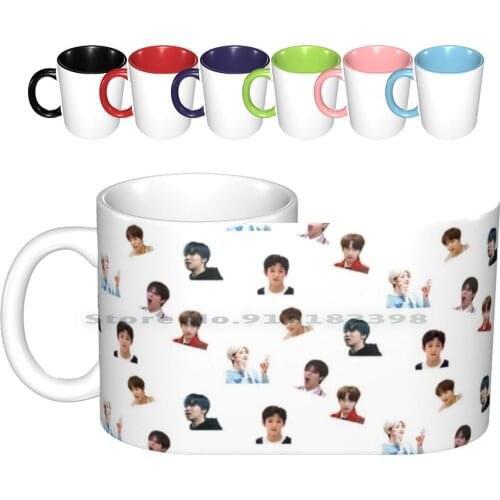 Oneus Meme Pack Ceramic Mugs Coffee Cups Milk Tea Mug Ravn Kim Youngjo Oneus Lived Xion Hwanwoong Seoho Keonhee Leedo Comeback