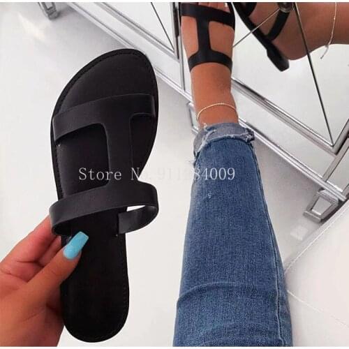 Summer Sandals Women Gladiator Slippers Ladies Beach Shoes Outdoor Crystal Slides Flats Sandals Female Sandalia Feminina