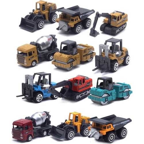 Die-cast Farm Vehicles Mini Car Model Engineering Car Model Tractor Engineering Car Tractor Toys Model for Kids Xmas Gift