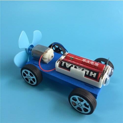 Eye car Aerodynamic car puzzle assembly car model Small-made small inventions School manual classes