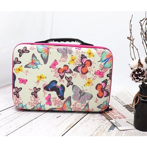 New 60 Bottles Diamond Painting Accessories Container Storage Bag Box Carry Case 5D Butterfly Diamond Embroidery Tools Handbag