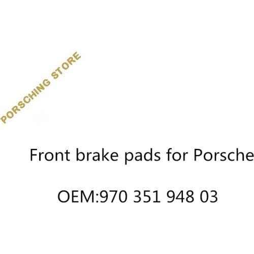 Front brake pads for Porsche Front PCCB Brake Pad Set Front axle fitment Both left and right OEM:97035194803