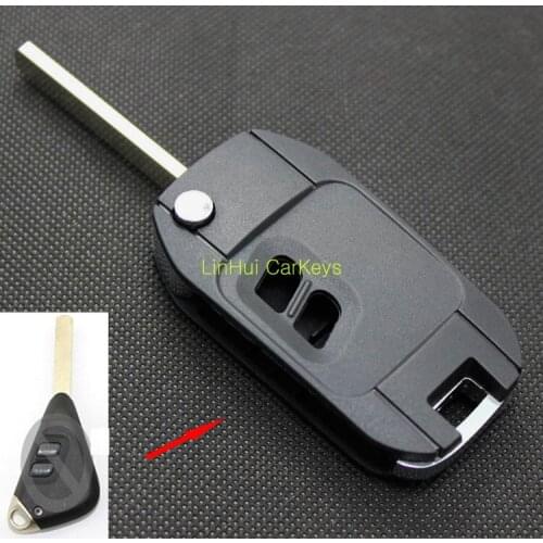 PINECONE for SUBARU FORESTER OUTBAKC LANCER LEGACY 2 Buttons Uncut BLADE 2 Modified Remote Blank Keys ABS Shell Brass Blade