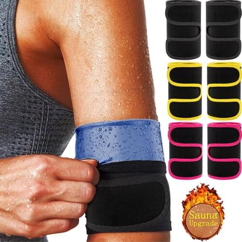 Sweat Arm Trimmers for Men & Women Weight Loss Slimmer Wraps Lose Arm Fat Sauna Arm Shaper Bands Wraps Arm Trainer for Sports