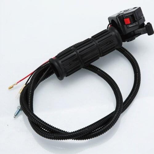 Switch Assembly Throttle Handle with Cable Lawn Mower Throttle Cable Switch Control Garden Machine Fitting for Lawn Mower