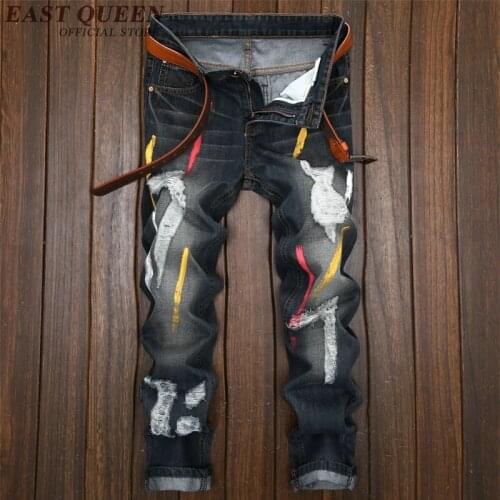 Ripped jeans for men autumn jeans for men cargo pants men KK1647 H