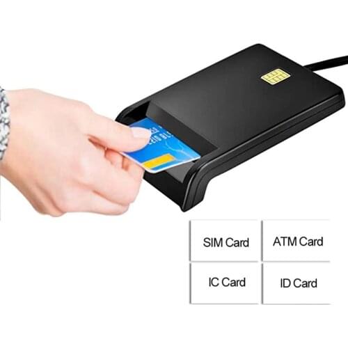 X02 USB SIM Smart Card Reader For Bank Card IC/ID EMV SD TF MMC Cardreaders USB-CCID ISO 7816 for Windows 7 8 10 Linux OS