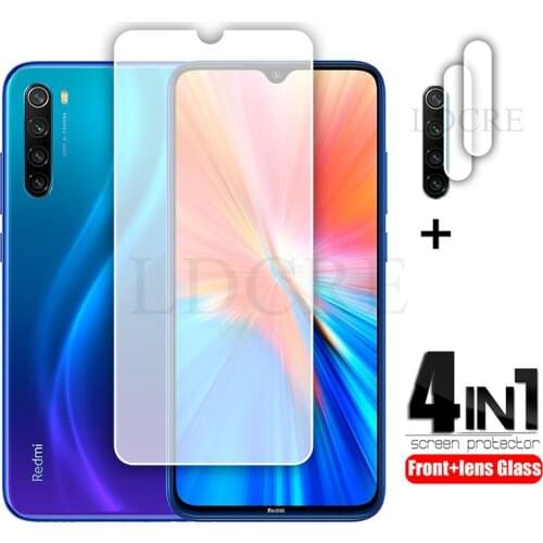 2Pcs Glass For Xiaomi Redmi Note 8 2021 Glass Protective Glass For Redmi Note 8 2021 Flim Camera Glass For Redmi Note 8 2021
