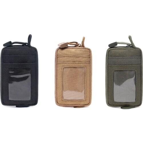 Tactical Wallet Card Bag Waterproof Outdoor Military Multi-tool bag Card Key Holder Money Pouch Pack