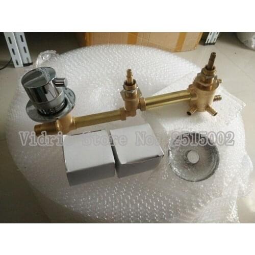 3 Tap connect 3/4/5 gear intubation/screw thread thermostatic faucet, Bathroom mixing valve bathtub faucet hot and cold switch