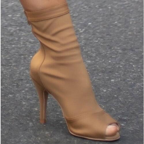 Elegant New Party Lady Sexy stilettos High Boots Heels Zapatillas Women dance heels shoes Female For Latin Womens Sandals