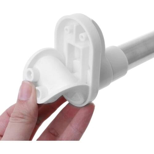 Extendable Telescopic Rods Shower Curtain Poles Clothes Wardrobe Organizer Rack W3JA