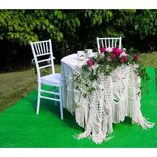 100 Cm X 100 Cm Handwoven Macrame Table Cloth Handmade Wedding Table Runner Wholesale Wedding Table Cloth