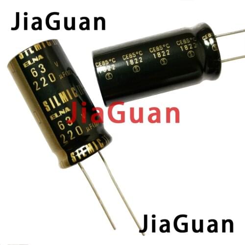 4PCS NEW Thailand ELNA RFS SILMIC II 63V220UF 16X31.5MM PCM7.5MM SILMICII 220UF 63V hot sale 220UF/63V