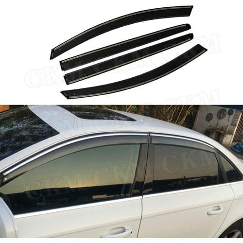 4pcs Car Awnings Shelters Window Visors rain eyebrow For Lexus IS300 2019 Car Accessories