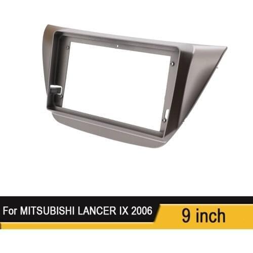9Inch For MITSUBISHI LANCER IX 2006 Douuble Din Radio Fascia DVD Panel Dash Kit Installation Frame Trim Bezel