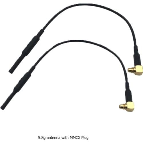 2pcs 12.5mm 5.8G VTX Receiver antenna with MMCX plug for PANDARC VT5804/VT5804 PRO/VT5804 V2 receiver with MMCX Plug for FPV