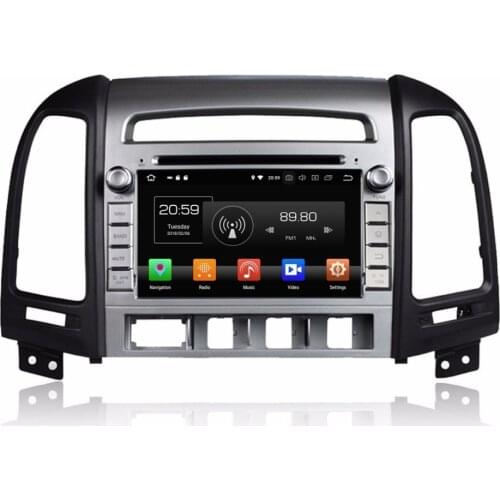 IPS Screen 4GB+32GB 2 din 8" Octa Core Android 8.0 Car Radio DVD Player for Hyundai SANTA FE 2006 2007 2008 2009 2010 2011 2012