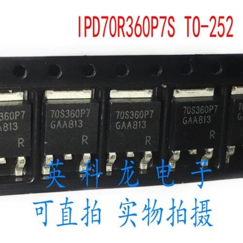 Free Shipping 5pcs/lot 70S360P7 IPD70R360P7S TO-252 700V 34A new Original stock