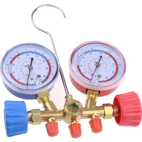Digital Testing Manifolds Refrigeration Pressure Vacuum Gauge for R22 R134A R407A