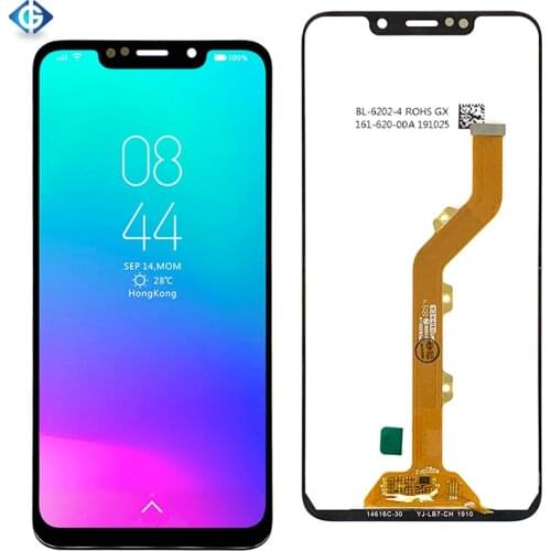 6.2'' Full Screen For Tecno Pouvoir 3 LB7 Lcd Display Touch Screen Assembly For Tecno Pouvoir3 LB7 Screen Replacement Parts