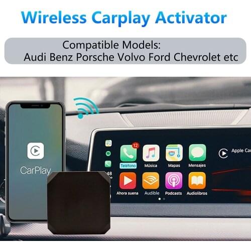Ezonetronics Wired to Wireless CarPlay Adapter Compatible with Audi Porsche Volvo Benz Volkswagen KIA Hyundai Car Multimedia Player Support IOS13 or Above Plug and Play