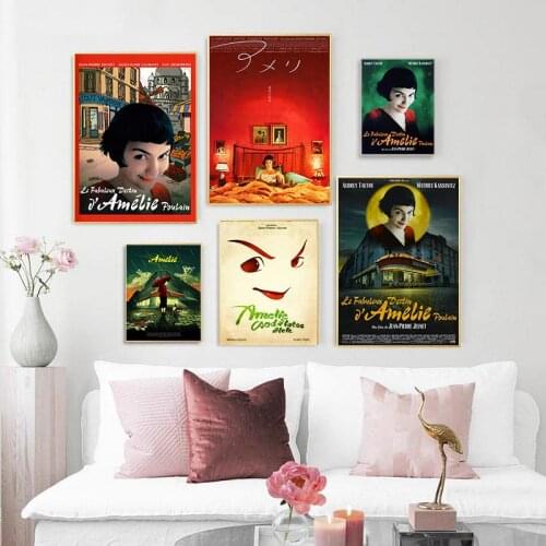 French Movie Amelie Wall Art Canvas Painting Nordic Posters And Prints Wall Pictures For Living Room Decor