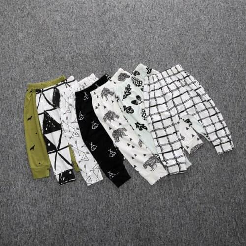 Baby Kids Leggings Spring Autumn Full Length Pattern Cotton Kids Pants Unisex Toddler Girl Boys Clothes Legging Pantalon Fille