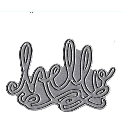Hello 6426 troquel metal scrapbook die cuts troqueles craft dies for cards embossing folder metal cutting stencilS