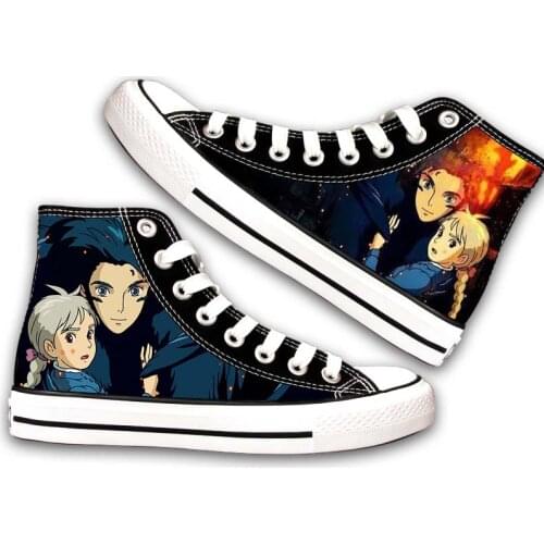 Unisex New Anime Cos Miyazaki Hayao Spirited Away Casual Canvas Shoes Student Tonari no Totoro Flat duck shoes Sneakers