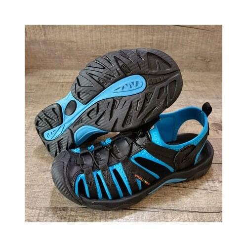 Men outdoor toe cap beach shoes male breathable non-slip hiking sandals men casual sandals wading Aqua shoes