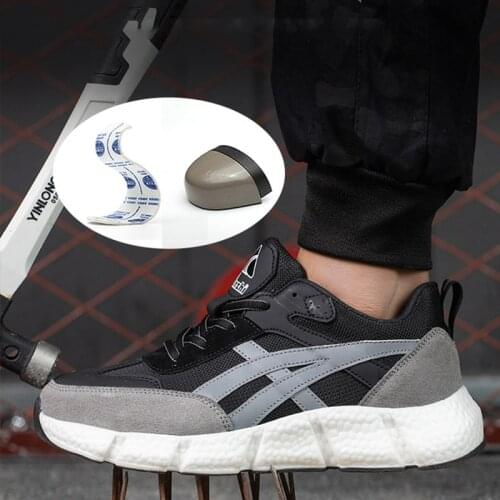 Non-slip Construction Shoes Mens Work Boots Protective Safety Shoes With Steel Toe Cap Anti-stab Safety Boots Mens Work Shoes