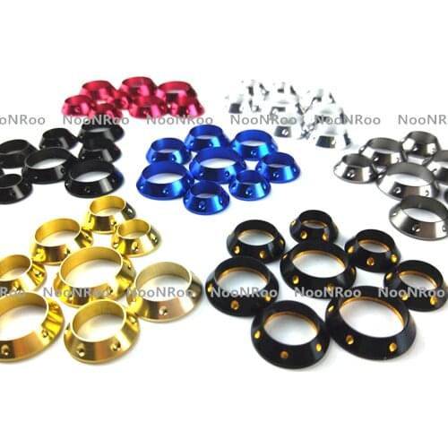 NooNRoo Trim ring for fishing rod /Aluminum Winding Check Decorative ring DIY Fishing Rod part Repair components mix size