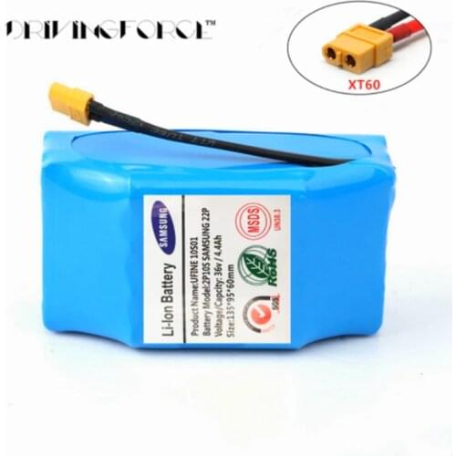 Genuine 36V Battery pack 4400mAh 4.4Ah Rechargeable Lithium ion battery for Electric self balancing Scooter HoverBoard unicycle