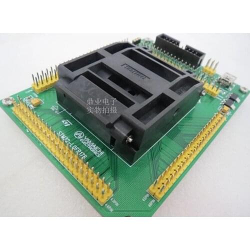 Original ST IC Test Seat STM32F215 STM32F407 STM32F417 Burning Programm LQFP176 Socket Adapter