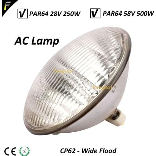 PAR64 250w/500w Halogen Photo Optic Lamp CP60 Spot Lights Studio Lamp Par64 Stage Working Lamp
