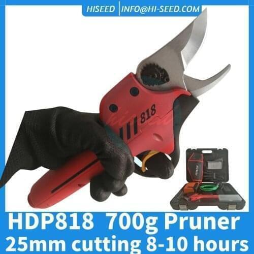 Garden scissors electric in pruning shear max cutting 25mm living plant cordless shears /battery pruner