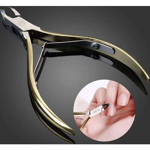 Stainless Steel Cuticle Nipper Cutter Scissors Clamp Nail Pliers Dead Skin Cut Toe Nail Clipper Manicure Pedicure Tool