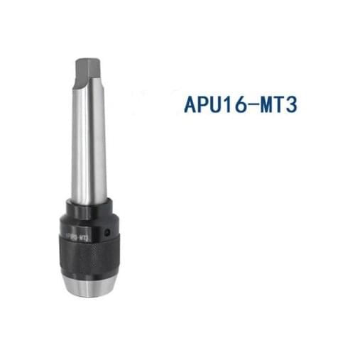 MT3-APU16, integrated keyless drill chuck, tang type, clamping rang: 1-16mm, best quality in China