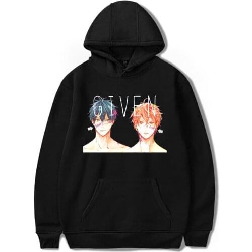 Given Anime Hoodie Music Manga Printed Mafuyu Unisex Pullover Women Men Tracksuit Oversized Harajuku Streetwear Fashion Clothing